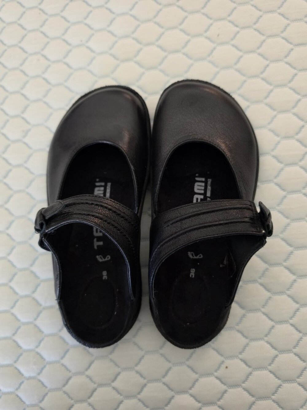 Tatami by Birkenstock Mary Jane Shoes Womens EU 36 Black Leather Strap